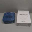 Bento Box Adult Lunch Box, 44 oz Containers with 4 Compartments, Lunchable Food Container with Utensils, Sauce Jar, Microwave & Dishwasher Safe (Blue-Blue)