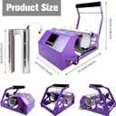 BetterSub Tumbler Mug Heat Press Machine 30 OZ 20 OZ 16 OZ Sublimation Straight Skinny Tumbler Mug Sublimation Print 11 OZ 15 OZ Sublimation Mug Heat Transfer Purple
