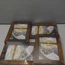 4x6 Collage Picture Frame Tempered Glass Front, Displays Four 4x6 Photo, Family Photo Collage Frame, Wall Decor Wall Hanging or Tabletop, Brown