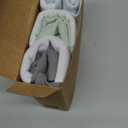 3-Pack Organic Swaddles for Newborns, Baby Sleep Sacks 0-3 Months - Baby Swaddle Wrap, Newborn Wearable Blanket, Infant Sleep Sack for Girls, Boys, Soft & Snug, Large Hook & Loop Closure (Ripple)