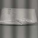 ALYVIA SPRING Extra Long Fabric Shower Curtain Liner Waterproof - 72" x 84", Soft & Lightweight XL Shower Curtain with Magnets, Machine Washable - 72x84, White