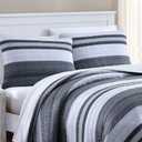 Nautica - Queen Quilt Set, Cotton Reversible Bedding, Bedding Set for All Seasons (Ardmoore Grey, Queen)
