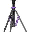 FreeSea Photography Aluminum Light Stand 83in/210cm, Travel Tripod with 20" Folded Size, Professional Studio Light Stand, Quick Flip Locks for Studio, Outdoor Video Light, Ring Light, Softbox