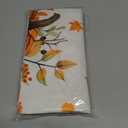 Fall Throw Pillow Covers 18x18 Inch Set of 2 Orange Autumn Pumpkin Decorative Outdoor Pillow Covers Thanksgiving Pillowcases Cotton Linen Cushion Covers for Couch Bedroom Home Decor