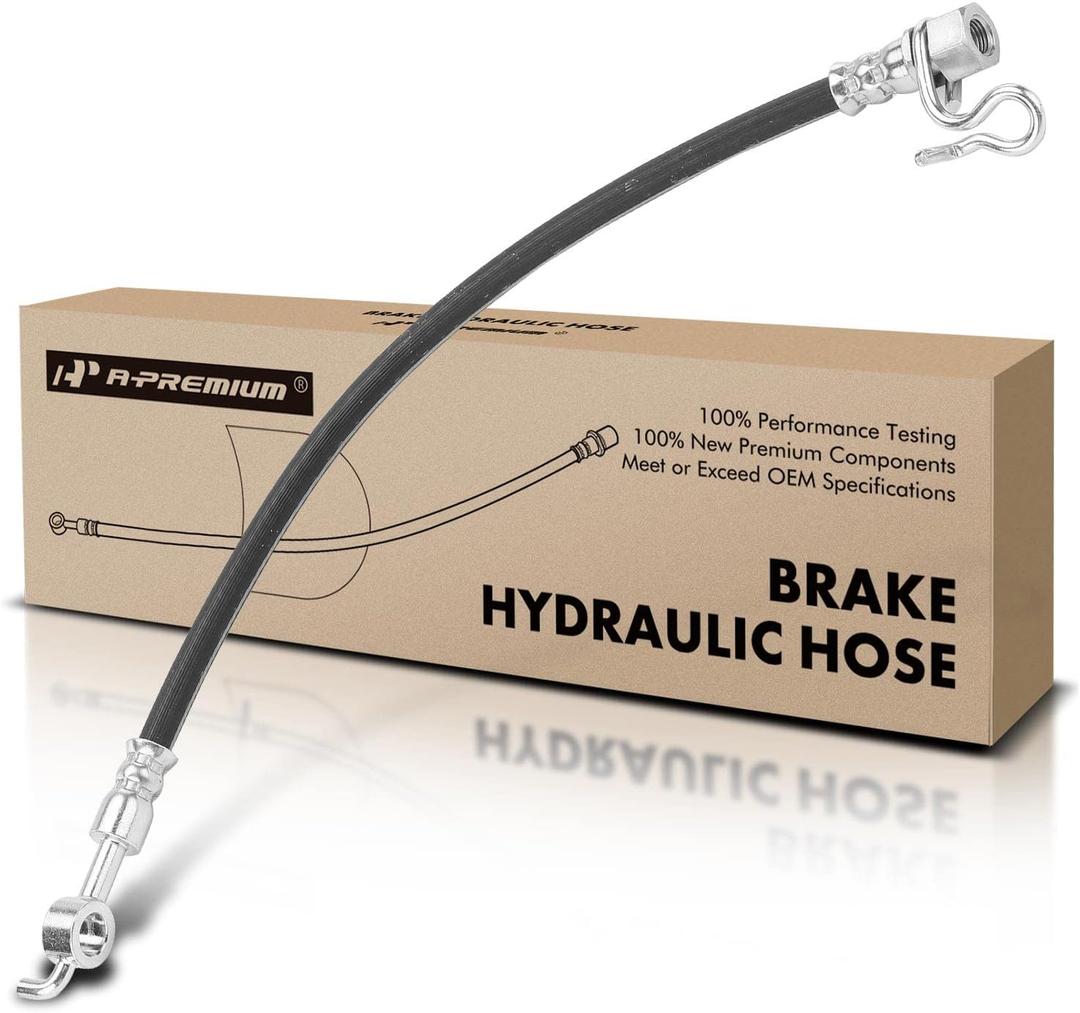 A-Premium Rear Driver Outer Brake Hydraulic Hose Compatible with Select Ford Models - F-150 F150 2012 2013 2014 6.2L, SVT Raptor - Replace# DL3Z2268A