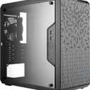 Cooler Master MasterBox Q300L Micro-ATX PC Case Compact mATX Computer Case with Magnetic Dust Filters, Modular Adjustable I/O Panel, Perforated Airflow Design, 1 x 120mm Pre-Installed Fan, Black