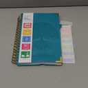 Spiral Notebook, College Ruled Notebook, 8" x 10", 300 Pages Leather Journals for Writing, B5 Hardcover Journaling Notebooks for Work School, 24pcs Tabs, Large Embossed Journal for Women Men, Blue2