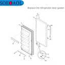 Upgraded 5304506131 Refrigerator Door Seal. For Frigidaire Crosley Kenmore and Tappan refrigerators. Replaces 216522378 5304505531 4452758 AP6031565 PS11766436 EAP11766436.
