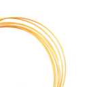 BEADIA 18K Gold Plated Wire 1.0mm 2 Meters Bead Cord for Bracelet Necklace Charm Beading Jewelry Making Findings