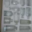 Arme Glass Bud Vase Set of 60 Pcs, Small Clear Glass Bud Vases in Bulk for Flowers, Rustic Wedding Centerpieces and Vintage Decorations, Perfect for Home, Table and Events with Elegant Design