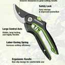 WORKPRO 3-Piece Garden Shears Set - 20 Hedge Shear, 24 Anvil Lopper & 8 Pruning Shear, Heavy-Duty Gardening Clippers with Sharp Blade, Comfort Grip Handle for Branches, Shrubs, and Hedges