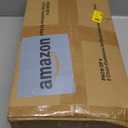 Basic Beyond Outdoor Chair Cushions Set of 4, Square Corner Outdoor Cushions for Patio Furniture, Water Resistant Patio Chair Cushions with 2 Ties, 18.5x16x3, Black