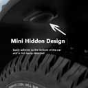 GPS Car Tracker,Tracker Device for Vehicles,No Monthly Fee Anti-Lost Car Locator Works with Find My(Only iOS),Mini Hidden Car Tracker with Magnetic Case (Black,2PCS)