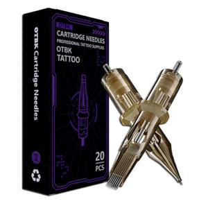 Tattoo Cartridge Needles20pcs,1RL Tattoo Cartridges Professional Disposable Tattoo Needle Cartridge Sterilized Tattoo Needles Safe Cartridge Needles(1201RL)