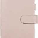 Moterm Leather Cover for Stalogy B6 - with Back Pocket, Pen Loop and Card Slots (Pebbled-Taupe, B6+)