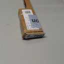 Ivilon Side Window Short Curtain Rod - End Cap Style Design 1 Inch Pole. 16 to 28 Inch Color Warm Gold