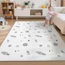 PIGLOG Baby Play Mat, 50x50 Foldable Playpen Mat, Reversible Foam Play Mat for Babies and Toddlers 6-12 Months, Waterproof & Non-Toxic Baby Mat for Floor, Portable Baby Playmat for Tummy Time,