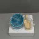 Funny Smiling Middle Finger Statue Ornaments, Novelty Resin Finger Man Sculpture Decorations, Quirky Middle Finger Hand Statue for Table Shelf Office Desktop Decoration