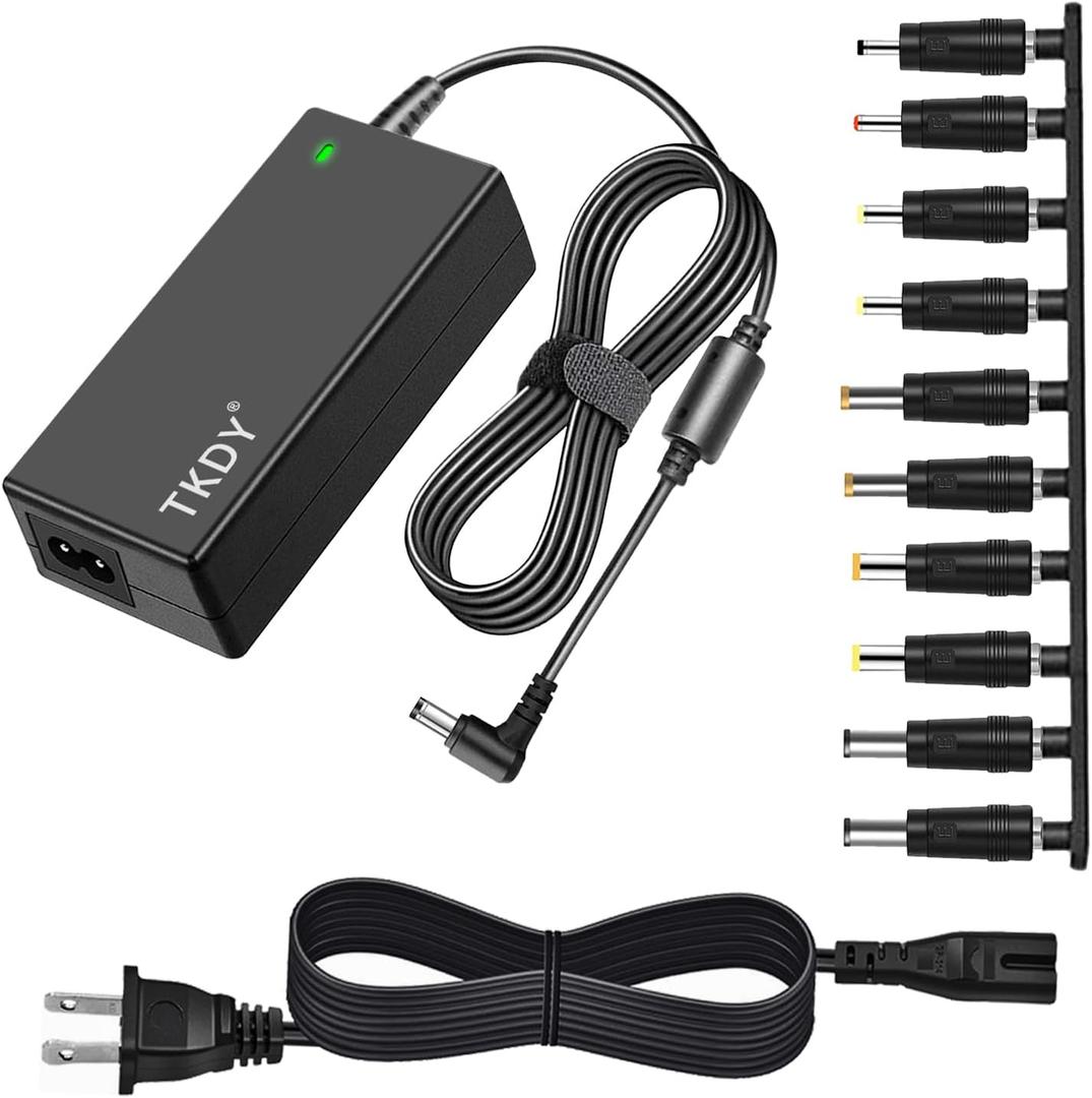TKDY 19V 3.42A Power Supply Adapter, 19V Laptop Charger, fit for DC 19Volt for Acer Asus Lenovo Gateway Toshiba Laptop, 19Vdc Samsung LG TV Monitor, for DC19V JBL Speaker Charger Cord.