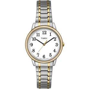 Timex Women's Easy Reader Watch (30mm, Two-Tone/Two-Tone/White/B/30mm)