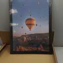 19.7x27.6 Picture Frame for Wall Display, 19.7x27.6 Black Picture Frame with Shatter Resistant Plexiglass, Stable and Sturdy Puzzle Frame for Wall Display, Handpicked Gift Collection, 1 Pack