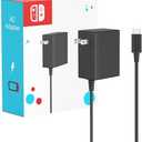 MARSDOCK 45W Charger for Nintendo Switch - 15V 2.6A AC Adapter Fast Charging with 5FT USB C Cord - Compatible with Switch Lite, OLED, Steam Deck - Support TV Mode