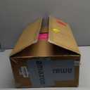 Wimarsbon Faux Mink Fur Storage Ottoman, Modern Soft Footstool, Storage Bench with Metal Legs, Vanity Seat, Fur Stool, Ottoman Coffee Table, Makeup Chair, Vanity Stools for Bedroom (Rose Red)