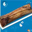 Jack&Pup Marrow Bones for Dogs (6 Pack), Long Lasting Dog Bones for Large Dogs, 6" Marrow Bone, Natural Beef Bone (EXP 07/01/28)