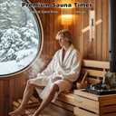 20 Minute Sauna Sand Timer, Heat Resistant Wooden Sauna Hourglass with Black Sand, Reloj De Arena,Black Sand Clock Hour Glass Timer