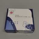 Aveniee Mini Clear Makeup Bag, Small Cosmetic Bags Travel Toiletry Pouch Organizer, TSA Approved Make up Case with Zipper, Car Bag for Essentials,Black