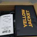 YELLOW JACKET Creeper Garage/Shop Seat, 250 LBS Capacity Rolling Padded Mechanics Stool Removal Seat with Tool Tray (Large)