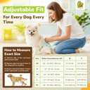 Pet Magasin Super Absorbent Reusable Dog Diapers for Females (3-Pack) - Ideal Heat Solution, Washable Doggie Diapers for Female Dog - Perfect Doggie in Heat & Period (Solid, XL (23-35 Waist))