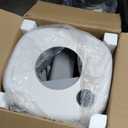 Cumrige Self Cleaning Litter Box, Large Capacity Automatic Cat Litter Box Self Cleaning for Cats, App Control,Safety Protection, 2 Roll Garbage Bags,White & Grey