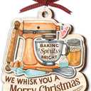 Baking Christmas Ornaments 2025 - Baking Ornament for Women, Lovely Baker Ornament Christmas Tree, Unique Gifts for Baking Lovers, Thoughtful Cooking Gifts for Bakers