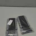 Sportneer Wrist & Ankle Weights for Women Men - 1 Pair (1 lb/2 lb Each) | Adjustable Weighted Bracelet Silicone Bangles for Yoga, Dance, Pilates, Cardio, Aerobics, Gym, Pool Exercises and Jogging (Polar Night Black)