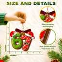 2 x 67 Christmas Ornament - 67 Ornaments for Christmas Tree 2025 - Funny 6 7 for Teens, Kids - Viral Xmas Acrylic Decoration, Teen Girls Trendy Stuff - Meme Funny White Elephant Gifts