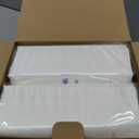 JOLLY CHEF 200 Pack Disposable Paper Napkins, Soft Bathroom Napkins for Guests, 2-Ply White Paper Hand Towels for Halloween, Wedding, Thanksgiving