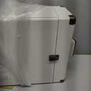 Costravio Vinyl Record Storage Record Holder Display Box Album Storage Moving Boxes Holds 30+ Valuable Records 7/10/12 Inch Record Crates Vinyl Organizer for Journey White