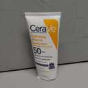 CeraVe 100% Mineral Sunscreen SPF 50 with Zinc Oxide & Titanium Dioxide, Hyaluronic Acid & Ceramides, Oil Free & Non-Greasy, Hydrating Mineral Sunscreen For Body, 5 oz