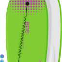 BPS 'Storm' Bodyboard with Premium Coiled Leash - Lightweight with EPS Core, Durable for All Wave Conditions (37 Inch, 12 Green Purple)