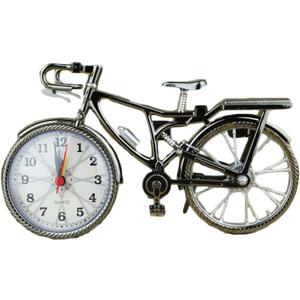 Leadigol Bicycle Creative Retro Model Home Desk Stand Clock Glamorous Bedroom Quartz