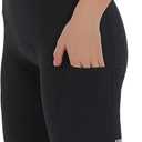 NOOYME Womens Bike Shorts for Cycling with 3D Padded Women Cycling Shorts (Black, S)