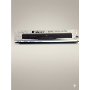 Brookstone Bluethooth Audiomax Wireless Advanced Power Soundbar Microphone
