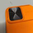 Goton for iPhone 17 Pro Max Case with Privacy Tempered Glass Screen Protector & Camera Lens Protector, Compatible with MagSafe, Invisible Kickstand, Shockproof Phone Cover, Orange