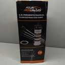 FOUR UNCLES Oil Extractor - Vacumm Fluid Extractor with Pump Tank Remover & Tubes for Oil Change and a Hose for Brake Bleeding