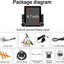 Android 15 8-CORE for Hyundai Santa Fe Radio 2006-2012 Car Stereo Wireless CarPlay Android Auto GPS Navigation 9.7 HD Touchscreen Bluetooth Car Radio FM/WiFi/Mirror Link+Backup Camera