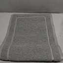 Hargiis Non-Slip Bathtub Mat, Anti Slip Shower Mat, Fast Drying Bathtub Mats, Upgraded Foot Scrubber Mat, Anti Slip Mat for Tub, Floor, Bathroom, Kitchen, Hotel (Grey 24"×16")