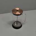 Metallic Coffee and Tea Plunger 800ml Large Rosegold