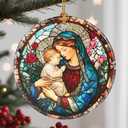 4 x Religious Christmas Ornaments, Christian Ornament, Christmas Tree Decorations, Holiday Decorations, Holiday Ornaments, Religious Gifts, Christian Gift, Holiday Party Gifts, and Xmas Gift Ideas