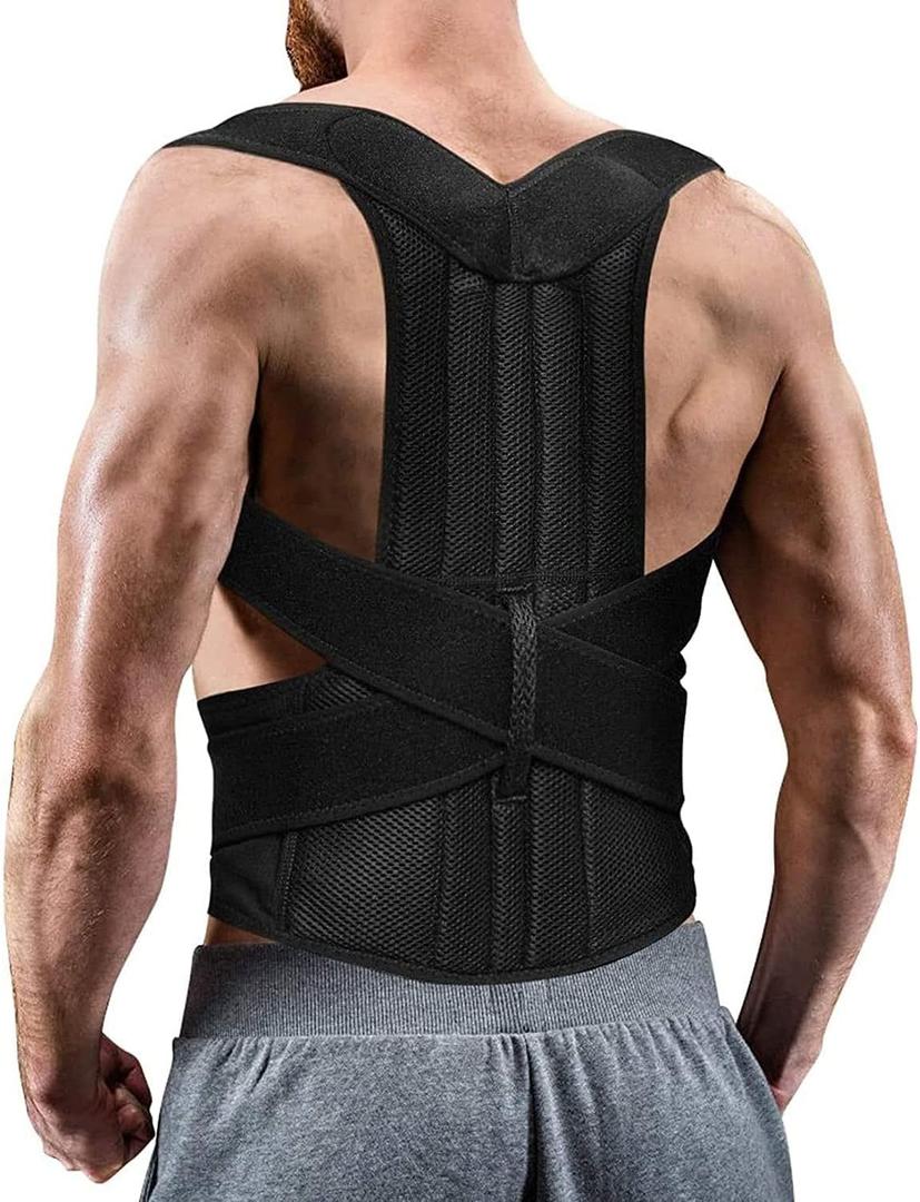 Posture Corrector XS-5XL Improve Hunchback Plus Size Back Brace Men and Women Adjustable Upright Back Support Straightener Prevent Scoliosis Back Posture (Size : XXXXX-Large)